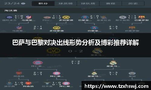 巴萨与巴黎对决出线形势分析及博彩推荐详解